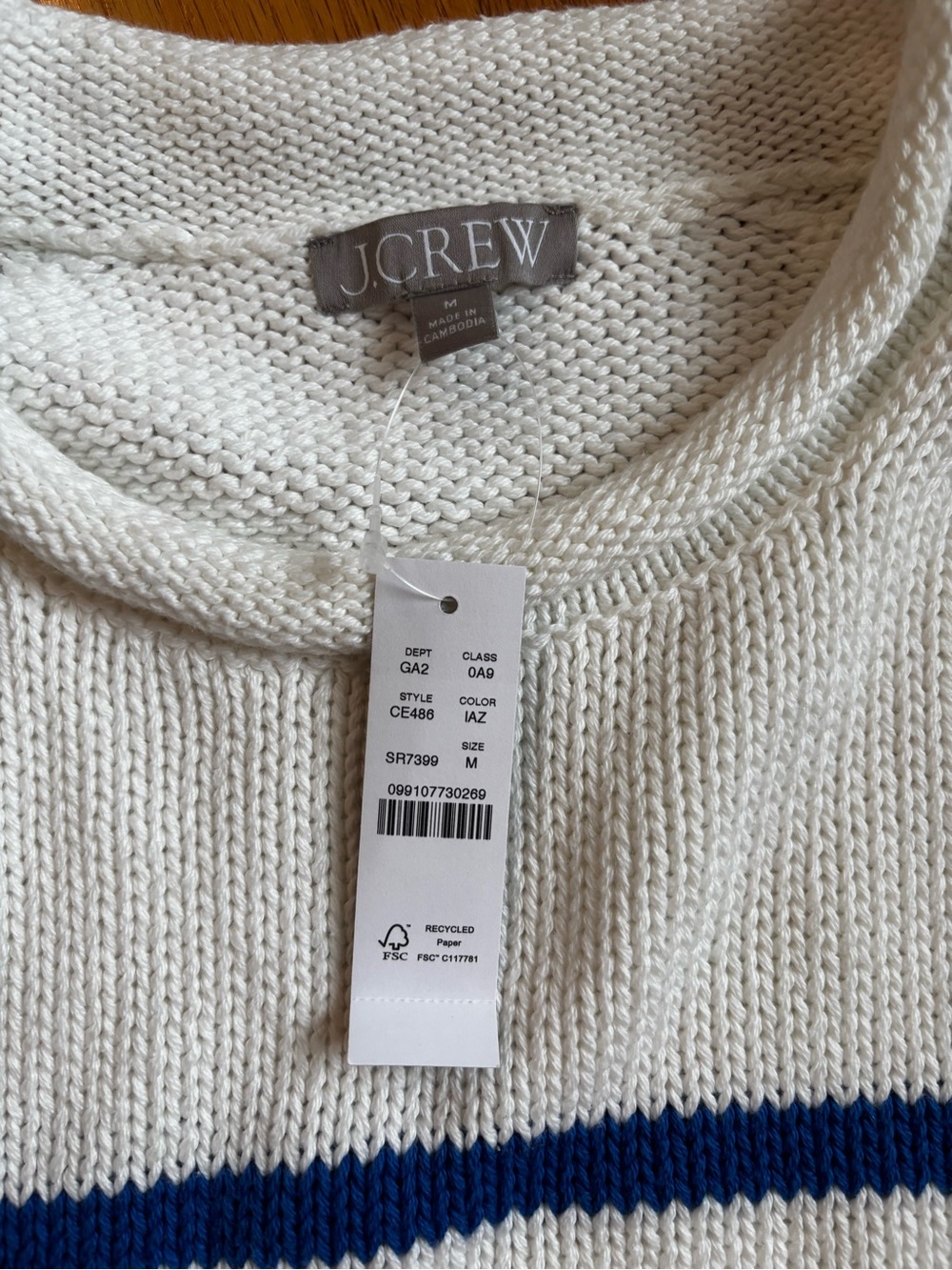 J. Crew Women's Heritage Cotton Rollneck Sweater - Picture 3 of 3